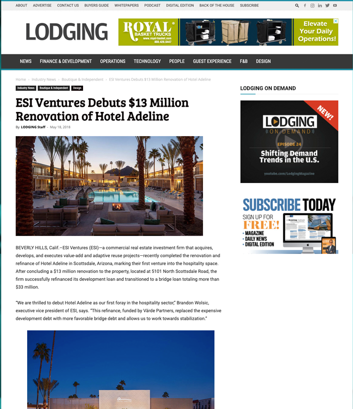 ESI Ventures | Press